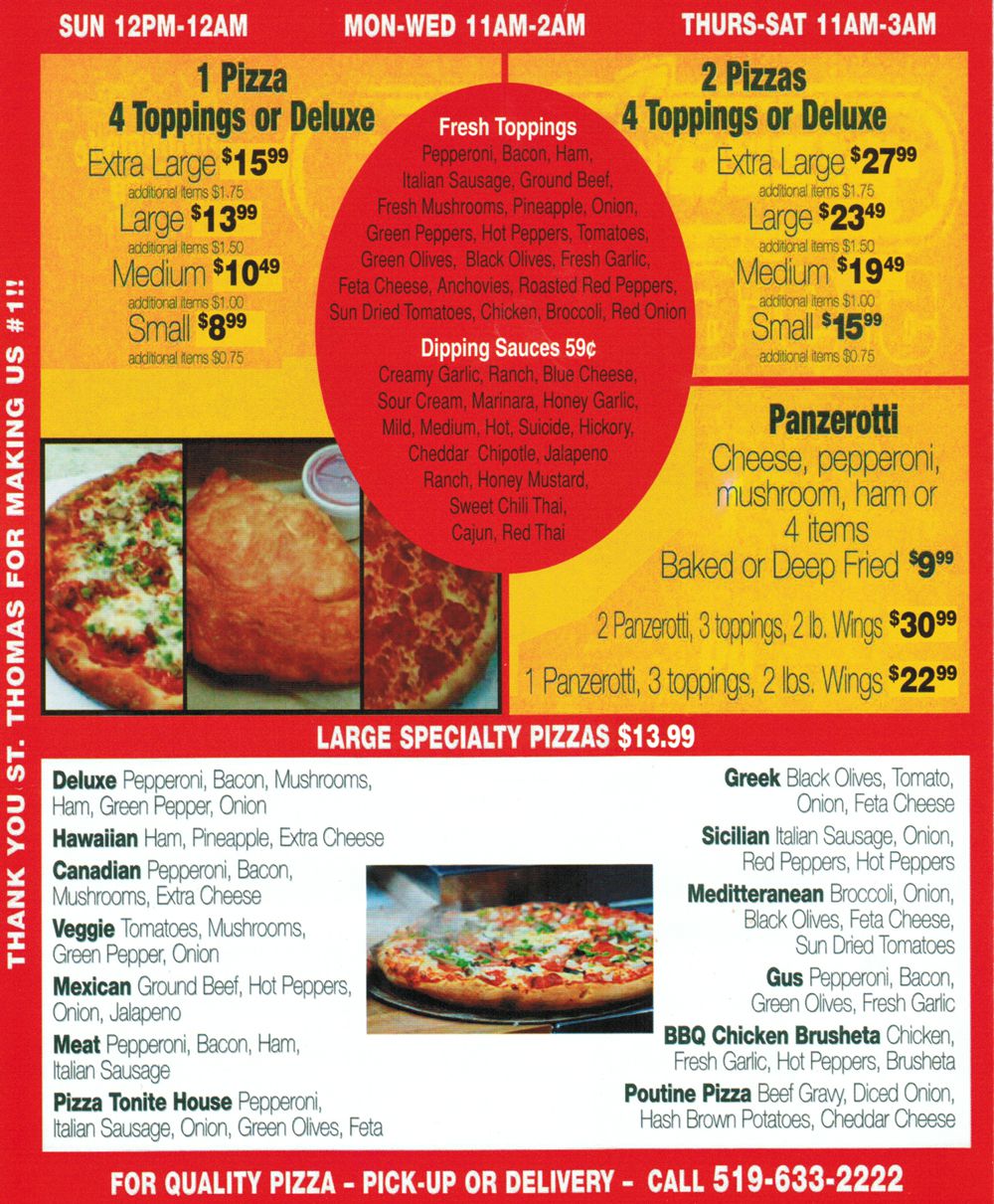 Pizza Tonite Menu - Page 3!